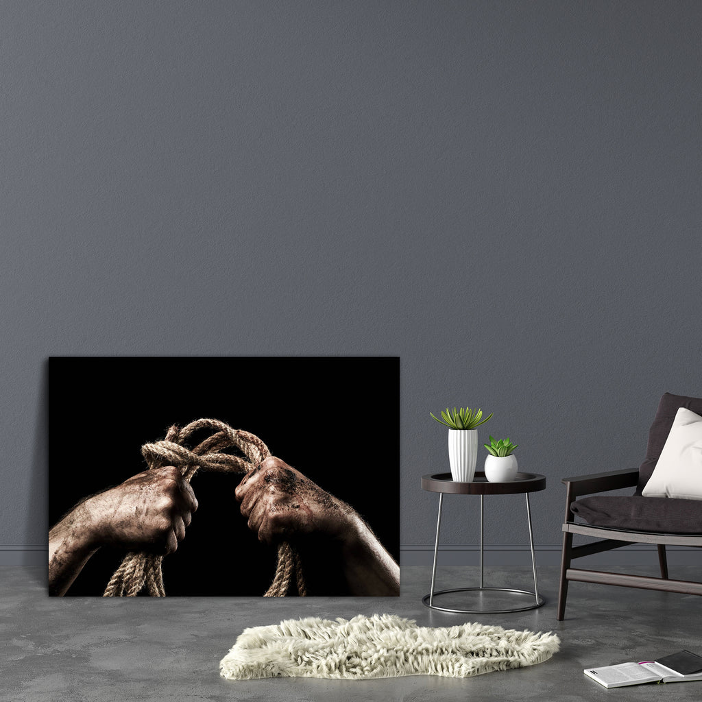 Male Hand With Rope D1 Canvas Painting Synthetic Frame-Paintings MDF Framing-AFF_FR-IC 5004605 IC 5004605, Ancient, Black, Black and White, Historical, Medieval, Signs, Signs and Symbols, Symbols, Vintage, male, hand, with, rope, d1, canvas, painting, synthetic, frame, age, aggression, attack, background, concept, dark, death, depression, dirty, fingers, freedom, gallows, grunge, human, importance, important, link, man, maniac, mature, monochrome, old, reliable, shadow, sign, skin, soil, strength, strong, s