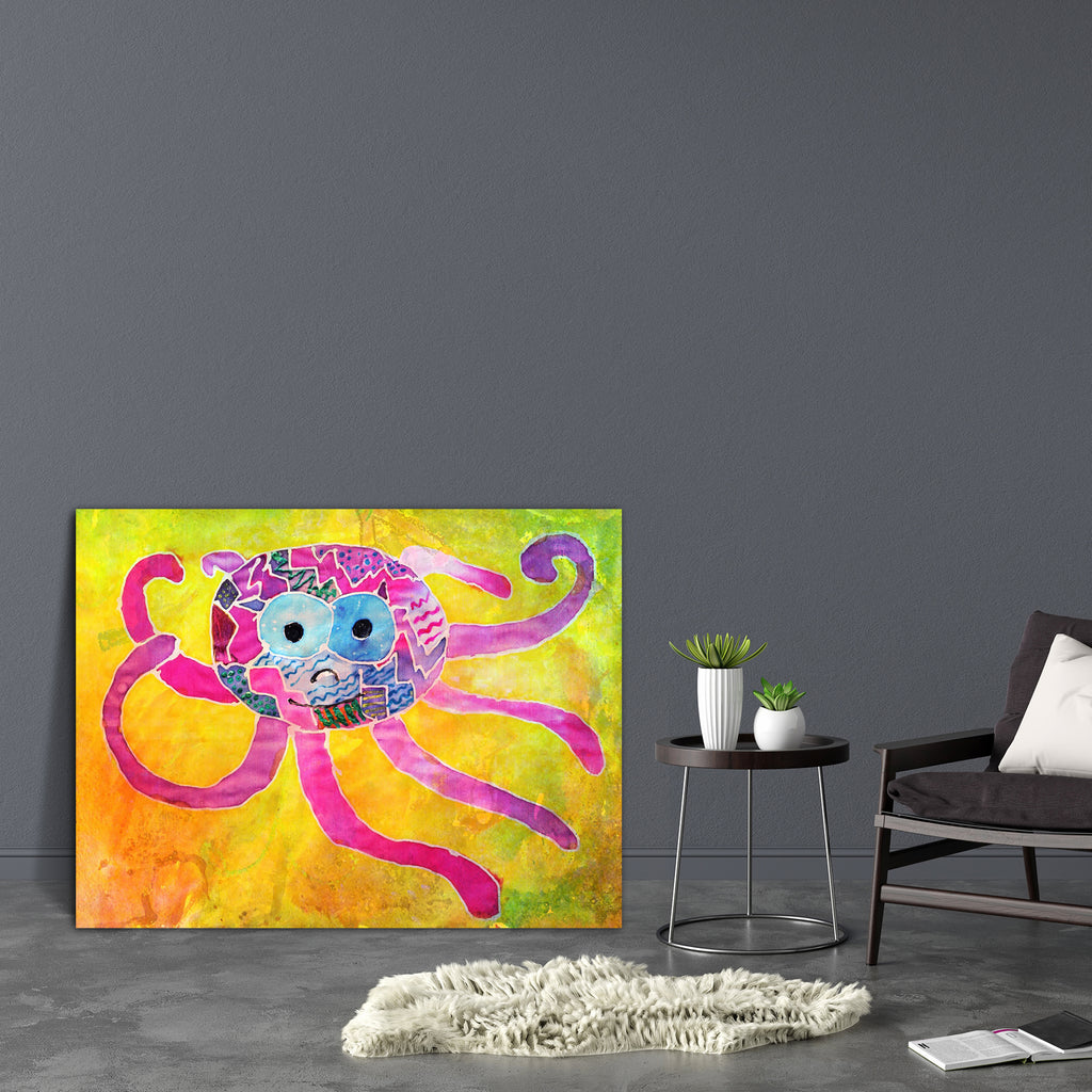 Aquarelle Octopus Canvas Painting Synthetic Frame-Paintings MDF Framing-AFF_FR-IC 5004613 IC 5004613, Animals, Art and Paintings, Drawing, Illustrations, Nature, Paintings, Scenic, Signs, Signs and Symbols, Sketches, Watercolour, Wildlife, aquarelle, octopus, canvas, painting, synthetic, frame, animal, arts, artwork, child, childhood, color, creativity, design, horizontal, image, imagination, marine, nobody, paint, sea, sketch, vivid, watercolor, wild, artzfolio, wall decor for living room, wall frames for 