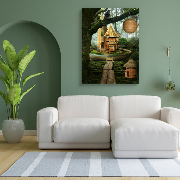 Fairy House D6 Canvas Painting Synthetic Frame-Paintings MDF Framing-AFF_FR-IC 5004623 IC 5004623, Collages, Fantasy, Futurism, Illustrations, Science Fiction, Space, Wooden, fairy, house, d6, canvas, painting, for, bedroom, living, room, engineered, wood, frame, adoption, barrel, board, branch, castle, collage, contemplation, crazy, crow, cycle, door, dream, dreamlike, experience, feelings, fiction, forest, future, ghost, illusion, illustration, inside, knowledge, lodge, manipulation, meadow, moss, mystery