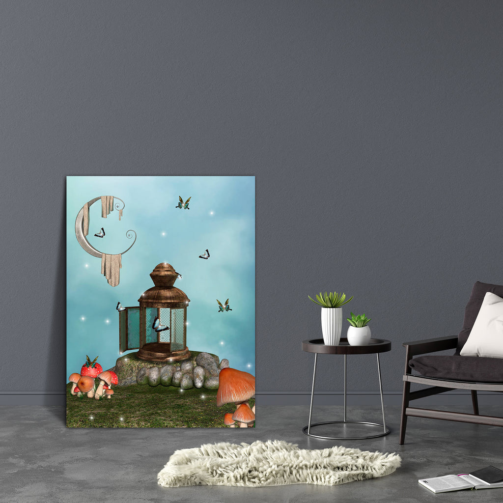 Big Lamp & Butterflies Canvas Painting Synthetic Frame-Paintings MDF Framing-AFF_FR-IC 5004629 IC 5004629, Art and Paintings, Baby, Botanical, Children, Digital, Digital Art, Fantasy, Floral, Flowers, Graphic, Illustrations, Kids, Landscapes, Marble and Stone, Nature, Scenic, Stars, big, lamp, butterflies, canvas, painting, synthetic, frame, amazing, art, backdrops, background, beautiful, cloud, dream, dreams, dreamy, enchanting, fae, fairy, fairytale, illustration, landscape, lighting, magic, manipulation,