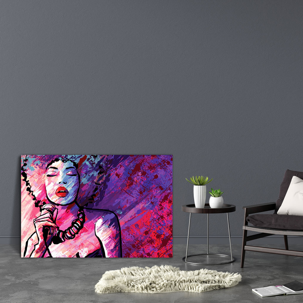 Jazz Singer With Microphone Canvas Painting Synthetic Frame-Paintings MDF Framing-AFF_FR-IC 5004683 IC 5004683, Adult, American, Art and Paintings, Digital, Digital Art, Drawing, Graphic, Illustrations, Music, Music and Dance, Music and Musical Instruments, Pop Art, Signs, Signs and Symbols, Sketches, jazz, singer, with, microphone, canvas, painting, synthetic, frame, grunge, afro, karaoke, singers, female, famous, poster, art, artwork, audio, color, design, face, illustration, performance, performer, perfo