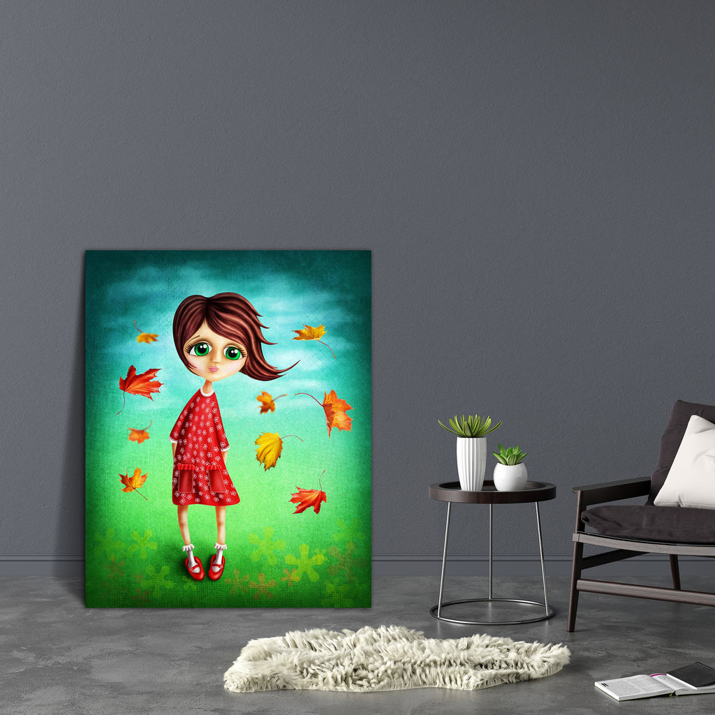 Little Fairy Girl D1 Canvas Painting Synthetic Frame-Paintings MDF Framing-AFF_FR-IC 5004703 IC 5004703, Animated Cartoons, Art and Paintings, Baby, Caricature, Cartoons, Children, Culture, Drawing, Ethnic, Fantasy, Folk Art, Illustrations, Kids, Love, Paintings, Romance, Surrealism, Traditional, Tribal, World Culture, little, fairy, girl, d1, canvas, painting, synthetic, frame, alone, art, artwork, autumn, beauty, big, blue, cartoon, child, cute, dream, dress, eyes, fairytale, fall, female, folk, grass, gr
