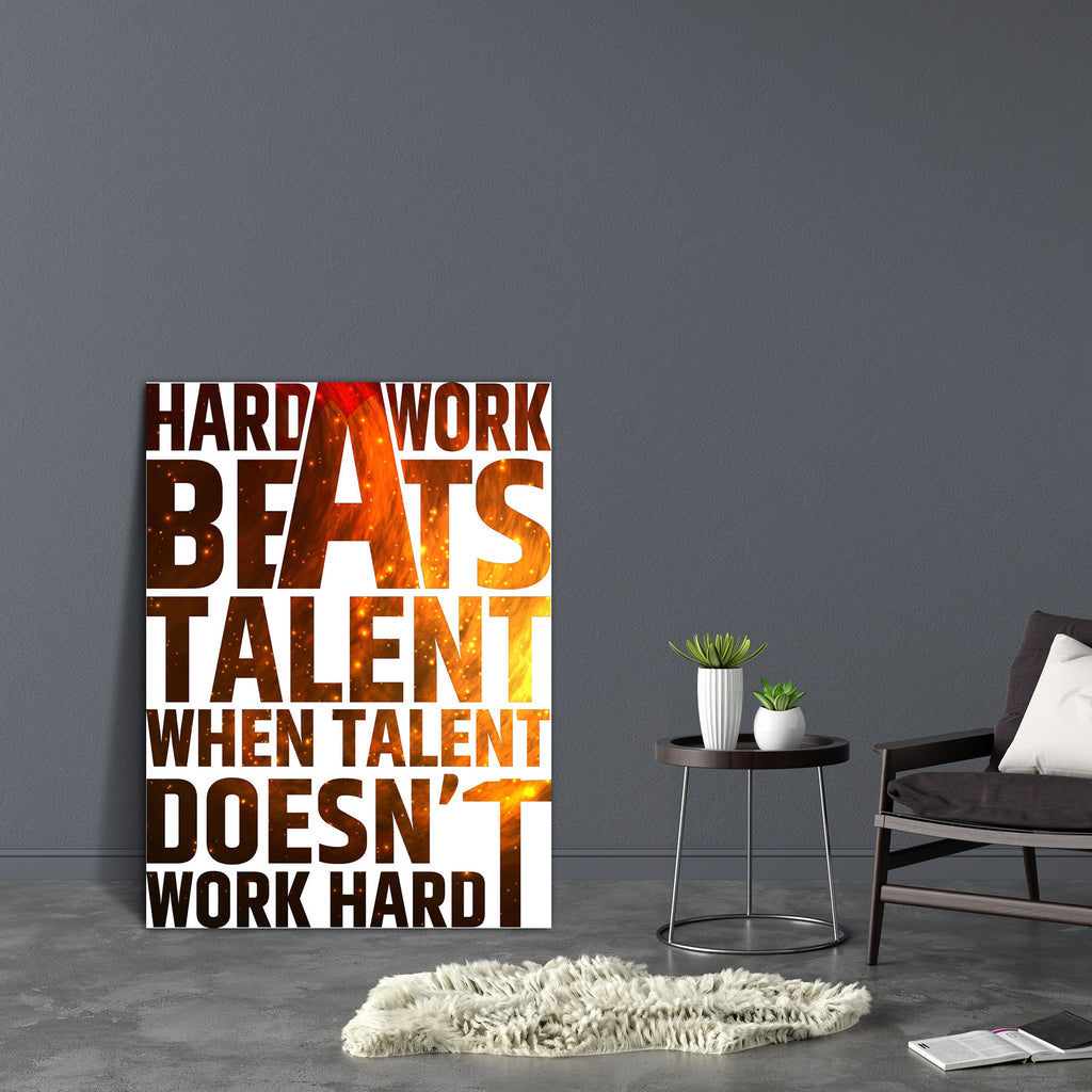 Hard Work Motivational Quote Canvas Painting Synthetic Frame-Paintings MDF Framing-AFF_FR-IC 5004740 IC 5004740, Ancient, Art and Paintings, Calligraphy, Decorative, Digital, Digital Art, Education, Graphic, Hipster, Historical, Illustrations, Inspirational, Medieval, Motivation, Motivational, Quotes, Retro, Schools, Signs, Signs and Symbols, Sports, Typography, Universities, Vintage, hard, work, quote, canvas, painting, synthetic, frame, inspiration, talent, achievement, art, background, banner, card, colo