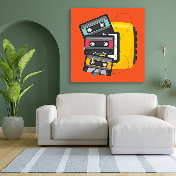 Music Concept Design D1 Canvas Painting Synthetic Frame-Paintings MDF Framing-AFF_FR-IC 5004755 IC 5004755, Abstract Expressionism, Abstracts, Art and Paintings, Decorative, Digital, Digital Art, Graphic, Illustrations, Modern Art, Music, Music and Dance, Music and Musical Instruments, Musical Instruments, Semi Abstract, Signs, Signs and Symbols, Symbols, concept, design, d1, canvas, painting, for, bedroom, living, room, engineered, wood, frame, abstract, art, backdrop, bright, cassette, composition, creati