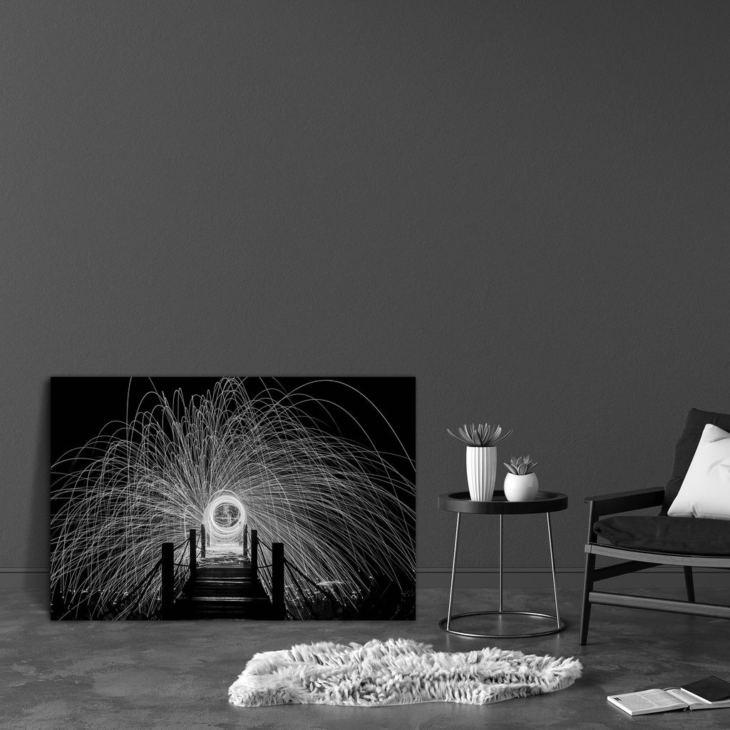 Burning Wirewool Canvas Painting Synthetic Frame-Paintings MDF Framing-AFF_FR-IC 5004757 IC 5004757, Abstract Expressionism, Abstracts, Art and Paintings, Black, Black and White, Circle, Digital, Digital Art, Graphic, Illustrations, Modern Art, Parents, Patterns, Semi Abstract, Signs, Signs and Symbols, Stripes, White, burning, wirewool, canvas, painting, synthetic, frame, abstract, art, backdrop, background, blue, blurred, color, concept, cool, creativity, curve, dark, design, detail, dynamic, effect, ener