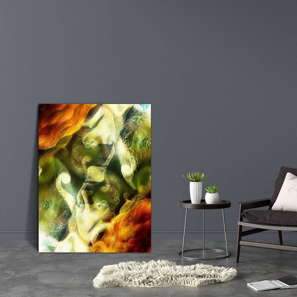 Elven Fairy Woman Creature & Energy Lights Canvas Painting Synthetic Frame-Paintings MDF Framing-AFF_FR-IC 5004768 IC 5004768, Art and Paintings, Black and White, Collages, Drawing, Fantasy, Illustrations, Individuals, Nature, Paintings, Portraits, Scenic, Spiritual, White, elven, fairy, woman, creature, energy, lights, canvas, painting, synthetic, frame, art, background, beautiful, beauty, calm, child, colorful, colors, detail, elemental, face, fae, fairytale, hand, illustration, imagination, light, lovely