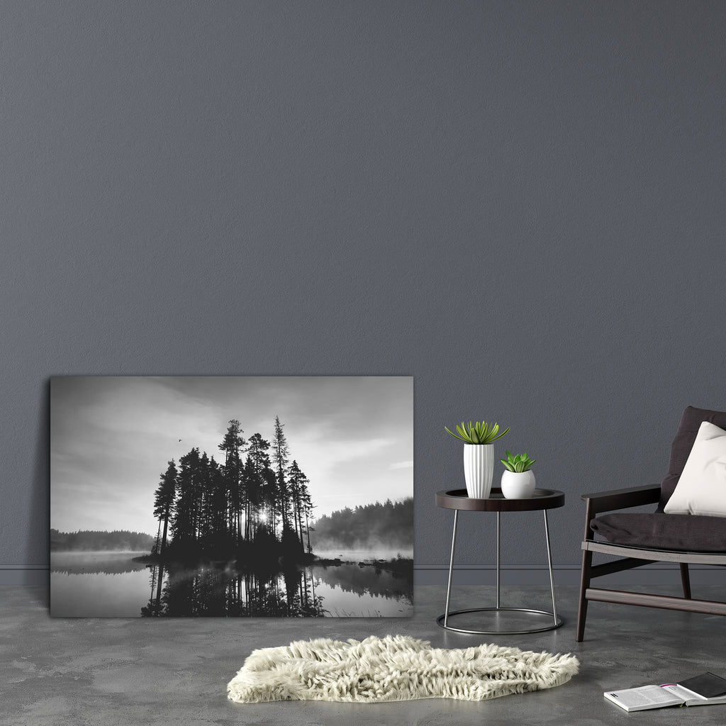 Reflections Of Lake & Small Island Canvas Painting Synthetic Frame-Paintings MDF Framing-AFF_FR-IC 5004777 IC 5004777, Art and Paintings, Automobiles, Black, Black and White, Culture, Ethnic, Landmarks, Landscapes, Mountains, Nature, Places, Scenic, Traditional, Transportation, Travel, Tribal, Vehicles, White, World Culture, reflections, of, lake, small, island, canvas, painting, synthetic, frame, area, art, background, beech, cloudy, cook, early, fog, foliage, forest, hiking, idyllic, illusion, landmark, l