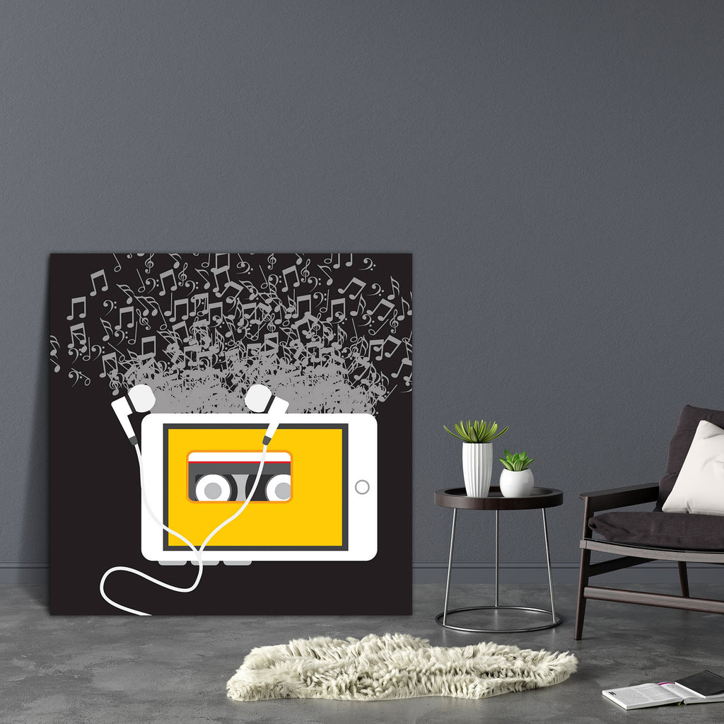 Music Concept Design D13 Canvas Painting Synthetic Frame-Paintings MDF Framing-AFF_FR-IC 5004785 IC 5004785, Abstract Expressionism, Abstracts, Art and Paintings, Decorative, Digital, Digital Art, Graphic, Illustrations, Modern Art, Music, Music and Dance, Music and Musical Instruments, Musical Instruments, Retro, Semi Abstract, Signs, Signs and Symbols, Symbols, concept, design, d13, canvas, painting, synthetic, frame, abstract, art, backdrop, bright, cassette, composition, creative, decoration, dj, headse