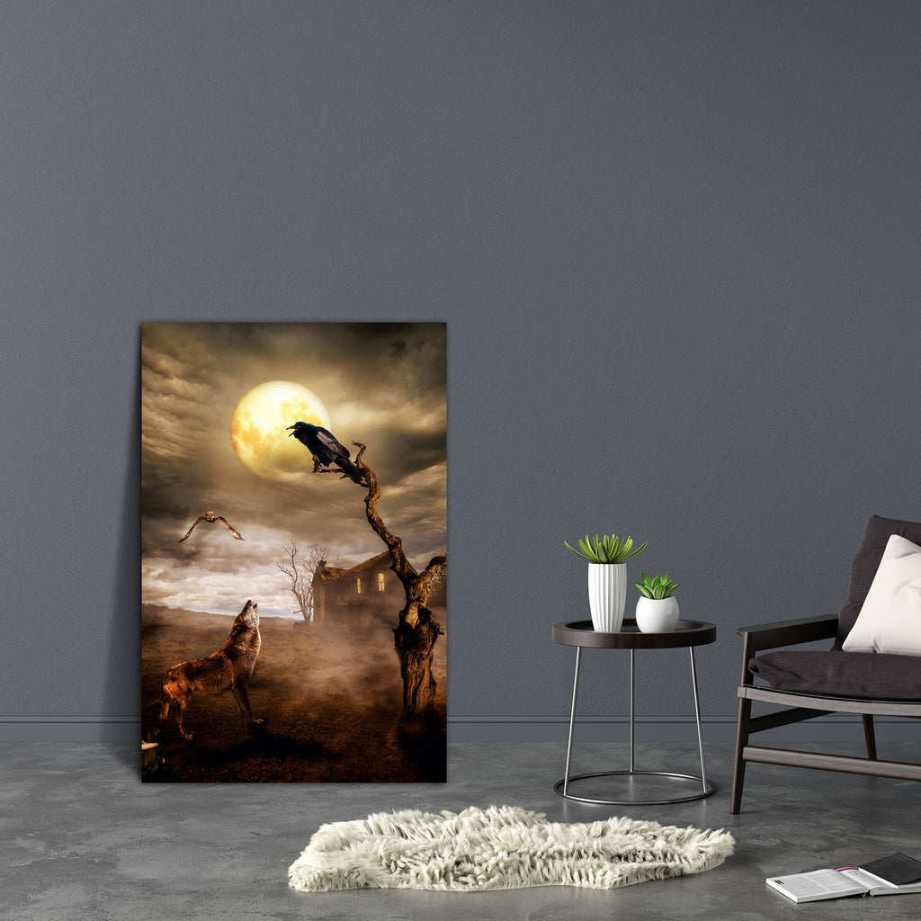 Communication Under The Moon Canvas Painting Synthetic Frame-Paintings MDF Framing-AFF_FR-IC 5004796 IC 5004796, Animals, Birds, Collages, Fantasy, Futurism, Illustrations, Science Fiction, Space, communication, under, the, moon, canvas, painting, synthetic, frame, adoption, background, collage, contemplation, dark, dream, dry, experience, fairytale, fear, feelings, fiction, full, future, ghost, illusion, illustration, knowledge, manipulation, mist, mystery, night, old, owl, past, philosophy, present, psych