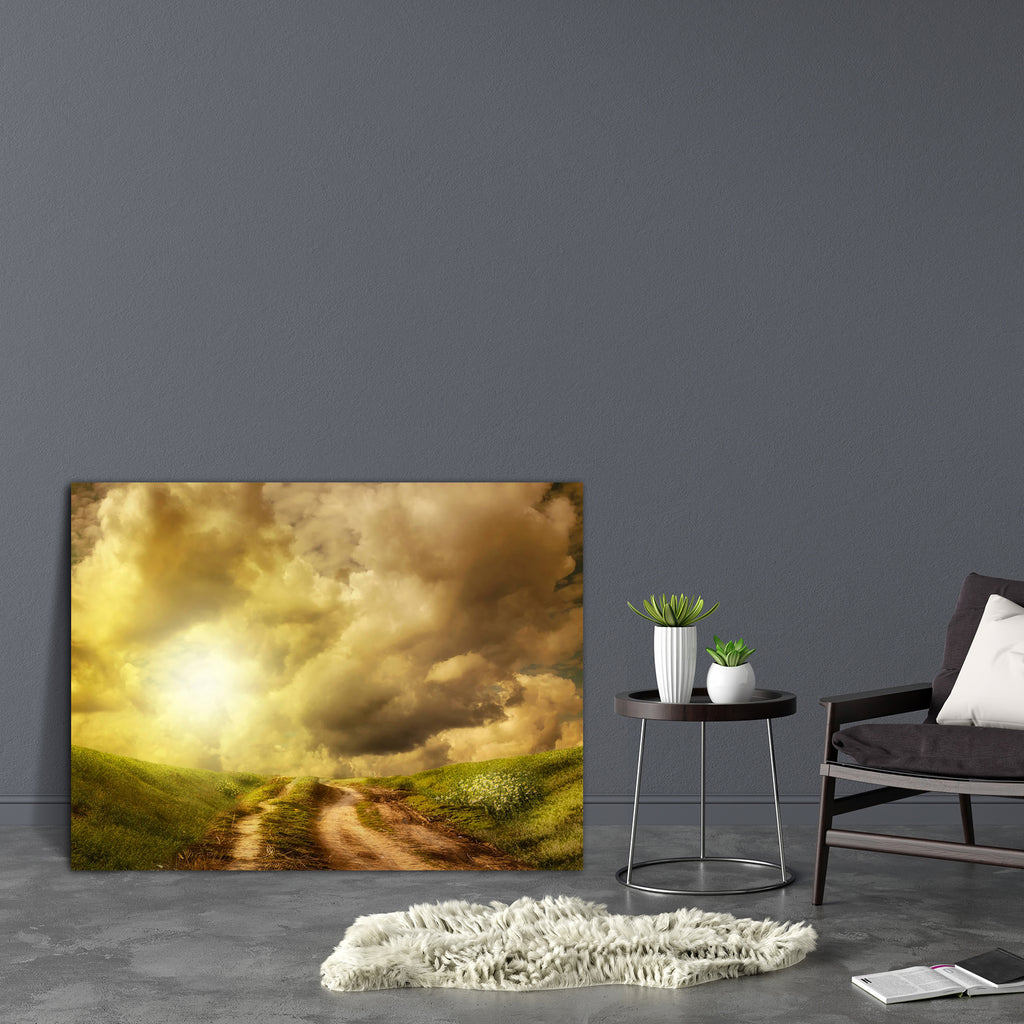Road To The Hill In The Clouds D1 Canvas Painting Synthetic Frame-Paintings MDF Framing-AFF_FR-IC 5004798 IC 5004798, Botanical, Collages, Fantasy, Floral, Flowers, Futurism, Illustrations, Landscapes, Mountains, Nature, Scenic, Science Fiction, Space, road, to, the, hill, in, clouds, d1, canvas, painting, synthetic, frame, adoption, background, bush, cloudy, collage, contemplation, dream, experience, feelings, fiction, field, future, ghost, grass, gravel, harvesting, illusion, illustration, knowledge, land