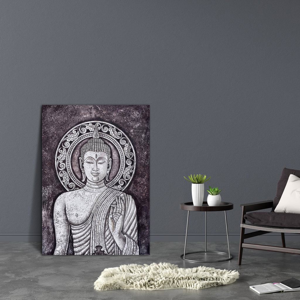 Lord Buddha D15 Canvas Painting Synthetic Frame-Paintings MDF Framing-AFF_FR-IC 5004817 IC 5004817, Abstract Expressionism, Abstracts, Ancient, Art and Paintings, Asian, Buddhism, Collages, Culture, Drawing, Ethnic, God Buddha, Gothic, Historical, Illustrations, Individuals, Medieval, Paintings, Portraits, Religion, Religious, Semi Abstract, Signs and Symbols, Space, Symbols, Traditional, Tribal, Vintage, World Culture, lord, buddha, d15, canvas, painting, synthetic, frame, abstract, acrylic, antique, art, 