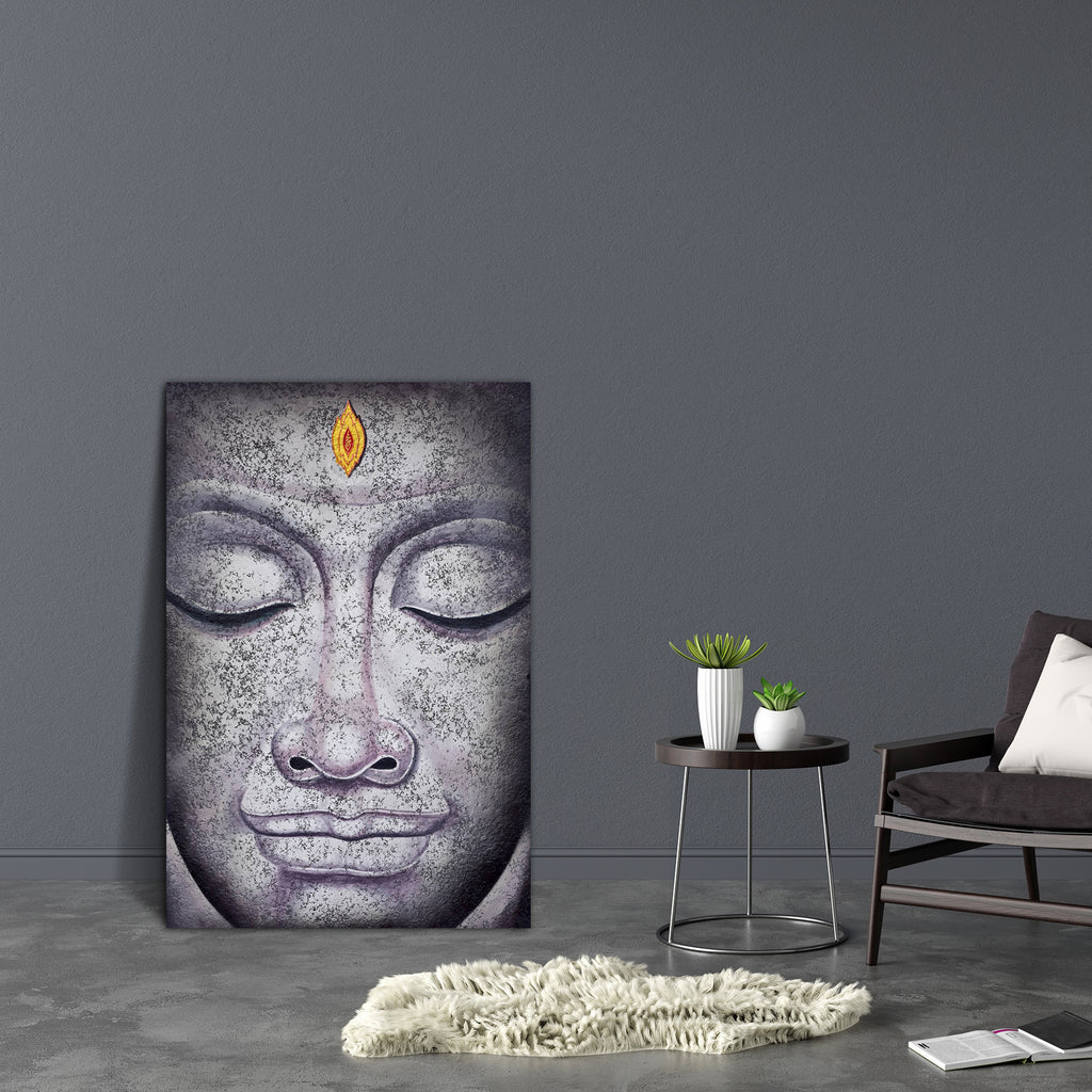 Lord Buddha Portrait D7 Canvas Painting Synthetic Frame-Paintings MDF Framing-AFF_FR-IC 5004818 IC 5004818, Abstract Expressionism, Abstracts, Ancient, Art and Paintings, Asian, Buddhism, Collages, Culture, Drawing, Ethnic, God Buddha, Gothic, Historical, Illustrations, Individuals, Medieval, Paintings, Portraits, Religion, Religious, Semi Abstract, Signs and Symbols, Space, Symbols, Traditional, Tribal, Vintage, World Culture, lord, buddha, portrait, d7, canvas, painting, synthetic, frame, abstract, acryli