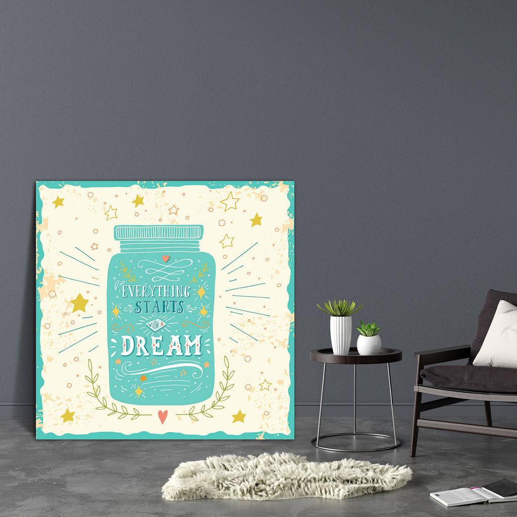 Everything Starts With A Dream Canvas Painting Synthetic Frame-Paintings MDF Framing-AFF_FR-IC 5004855 IC 5004855, Ancient, Art and Paintings, Botanical, Calligraphy, Digital, Digital Art, Floral, Flowers, Graphic, Hand Drawn, Hipster, Historical, Illustrations, Inspirational, Medieval, Motivation, Motivational, Nature, Quotes, Retro, Signs, Signs and Symbols, Sketches, Text, Typography, Vintage, everything, starts, with, a, dream, canvas, painting, synthetic, frame, art, background, badge, colorful, concep