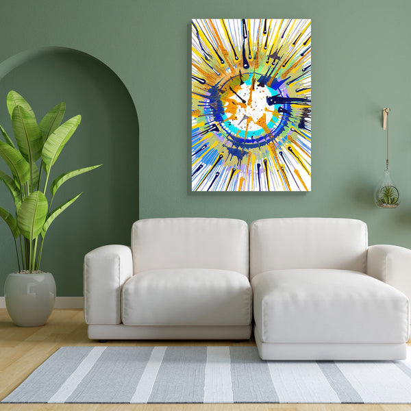 Contemporary Modern Art D1 Canvas Painting Synthetic Frame-Paintings MDF Framing-AFF_FR-IC 5004894 IC 5004894, Abstract Expressionism, Abstracts, Art and Paintings, Decorative, Drawing, Geometric Abstraction, Illustrations, Impressionism, Modern Art, Paintings, Semi Abstract, contemporary, modern, art, d1, canvas, painting, for, bedroom, living, room, engineered, wood, frame, abstract, abstraction, acrylic, artist, artwork, background, blue, bright, chaotic, creative, dark, deep, development, energy, expres
