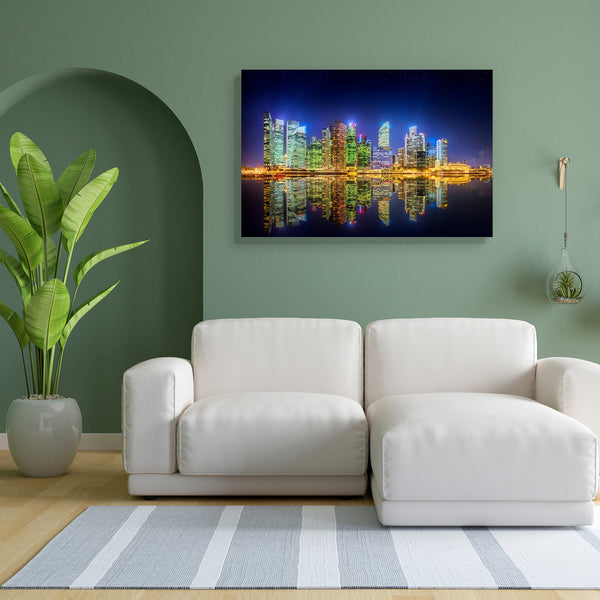 Singapore Skyline & View Of Marina Bay D1 Canvas Painting Synthetic Frame-Paintings MDF Framing-AFF_FR-IC 5004899 IC 5004899, Architecture, Asian, Automobiles, Business, Cities, City Views, God Ram, Hinduism, Landscapes, Modern Art, Panorama, Scenic, Skylines, Sunsets, Transportation, Travel, Urban, Vehicles, singapore, skyline, view, of, marina, bay, d1, canvas, painting, for, bedroom, living, room, engineered, wood, frame, asia, bridge, building, center, central, city, cityscape, commercial, district, dow