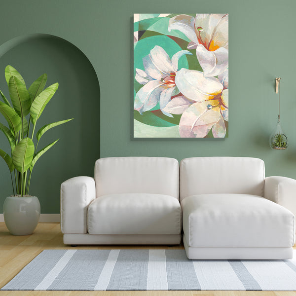 White Lily Flower Canvas Painting Synthetic Frame-Paintings MDF Framing-AFF_FR-IC 5004904 IC 5004904, Art and Paintings, Black and White, Botanical, Decorative, Drawing, Floral, Flowers, Illustrations, Nature, Paintings, Scenic, Seasons, Signs, Signs and Symbols, Wedding, White, lily, flower, canvas, painting, for, bedroom, living, room, engineered, wood, frame, artistic, artwork, background, beautiful, bloom, blooming, blossom, botany, bouquet, bright, card, celebration, colore, decoration, design, eleganc