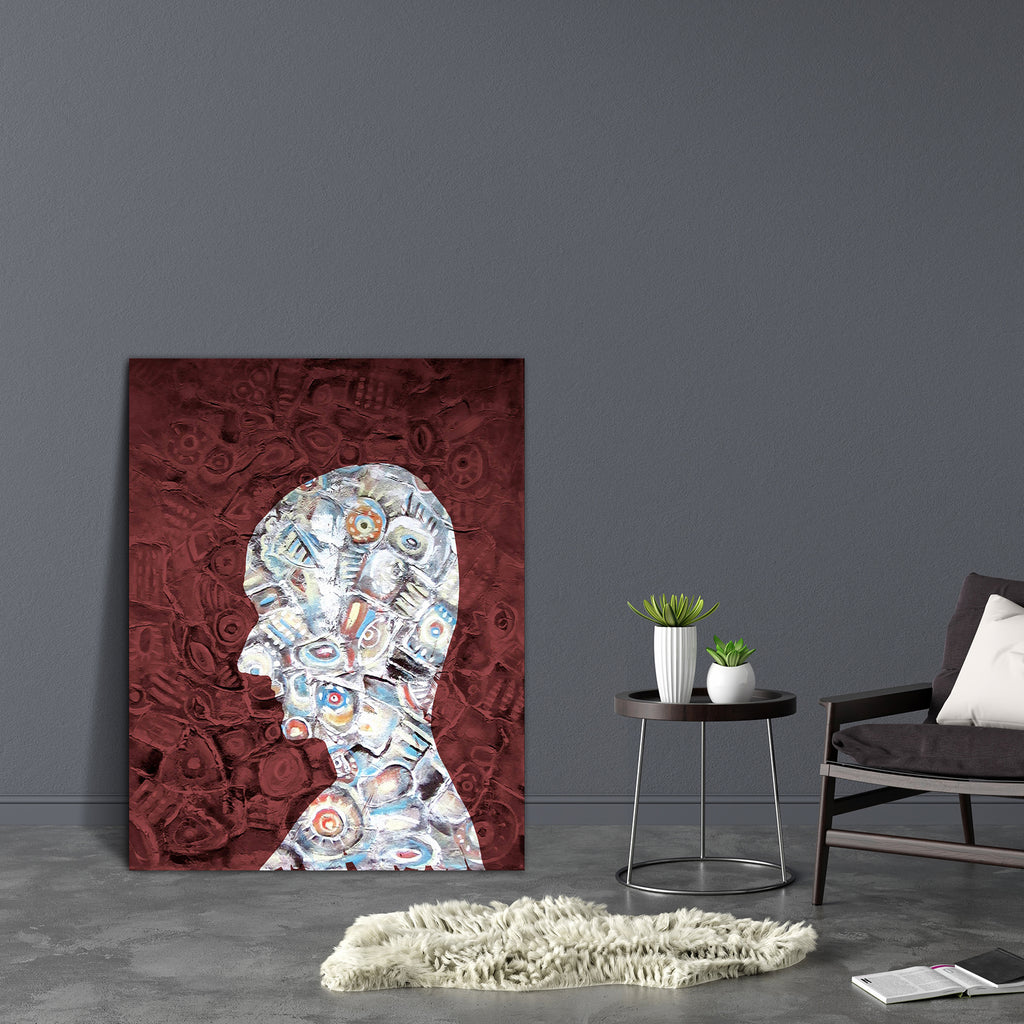 Abstract Artwork D213 Canvas Painting Synthetic Frame - Paintings MDF Framing - ArtzFolio.com