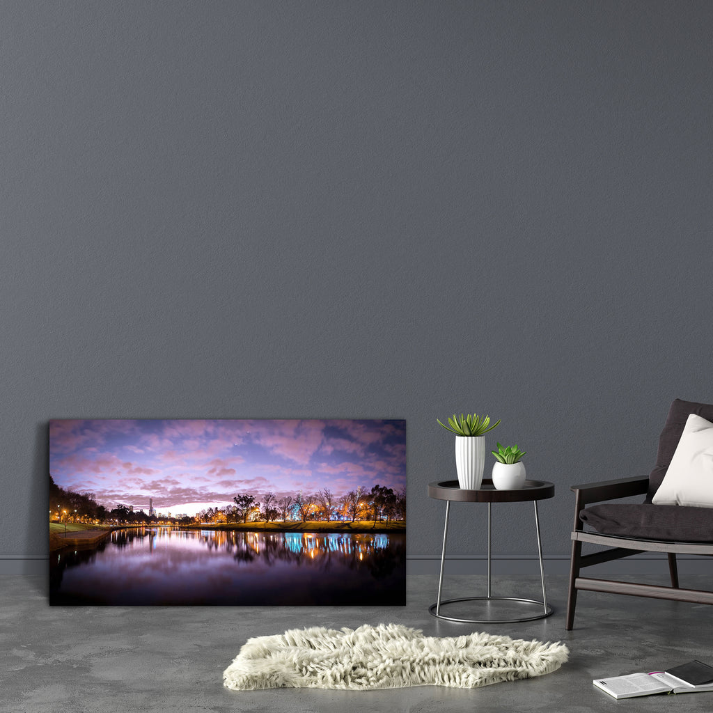 Melbourne City Australia Canvas Painting Synthetic Frame-Paintings MDF Framing-AFF_FR-IC 5004926 IC 5004926, Automobiles, Cities, City Views, God Ram, Hinduism, Modern Art, Panorama, Skylines, Sunsets, Transportation, Travel, Urban, Vehicles, Victorian, melbourne, city, australia, canvas, painting, synthetic, frame, aussie, australian, blue, cityscape, downtown, dusk, evening, lights, modern, night, reflection, river, skyline, sunset, victoria, view, water, artzfolio, wall decor for living room, wall frames