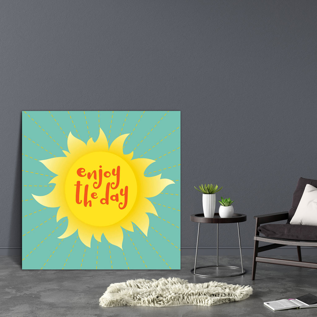 Enjoy The Day D2 Canvas Painting Synthetic Frame-Paintings MDF Framing-AFF_FR-IC 5004946 IC 5004946, Calligraphy, Digital, Digital Art, Graphic, Hipster, Illustrations, Inspirational, Motivation, Motivational, Quotes, Signs, Signs and Symbols, Text, enjoy, the, day, d2, canvas, painting, synthetic, frame, advertising, background, banner, bright, calligraphic, card, concept, date, decoration, design, element, energy, font, good, greeting, happy, illustration, inspiration, inspire, joyful, lettering, life, me
