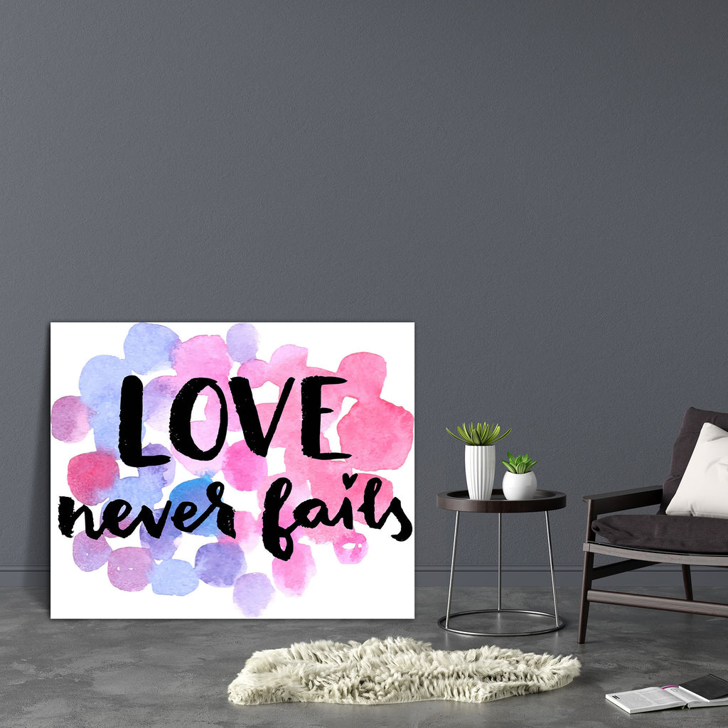Love Never Fails D1 Canvas Painting Synthetic Frame-Paintings MDF Framing-AFF_FR-IC 5004948 IC 5004948, Circle, Digital, Digital Art, Dots, Graphic, Hand Drawn, Inspirational, Love, Modern Art, Motivation, Motivational, Quotes, Romance, Signs, Signs and Symbols, Watercolour, never, fails, d1, canvas, painting, synthetic, frame, artistic, background, calligraphic, card, circles, design, font, hand, drawn, inspiration, modern, positive, quote, script, texture, valentine, valentines, day, watercolor, artzfolio
