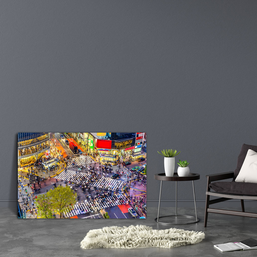 World's Busiest Shibuya Crossing, Tokyo Japan Canvas Painting Synthetic Frame-Paintings MDF Framing-AFF_FR-IC 5004957 IC 5004957, Architecture, Asian, Business, Cities, City Views, Cross, Japanese, Landmarks, Landscapes, Modern Art, People, Places, Scenic, Signs, Signs and Symbols, Skylines, Urban, world's, busiest, shibuya, crossing, tokyo, japan, canvas, painting, synthetic, frame, street, shinjuku, shopping, view, crosswalk, advertisements, aerial, asia, billboards, buildings, city, cityscape, commercial
