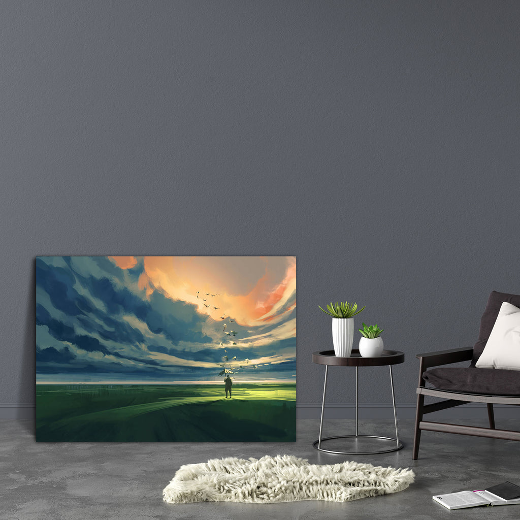 Man Holding An Umbrella Canvas Painting Synthetic Frame-Paintings MDF Framing-AFF_FR-IC 5004963 IC 5004963, Abstract Expressionism, Abstracts, Art and Paintings, Birds, Business, Illustrations, Landscapes, Nature, Paintings, Scenic, Semi Abstract, Signs, Signs and Symbols, Watercolour, man, holding, an, umbrella, canvas, painting, synthetic, frame, abstract, storm, oil, landscape, watercolor, horizon, journey, acrylic, alone, art, clouds, artistic, attention, background, beautiful, beauty, blue, color, conc