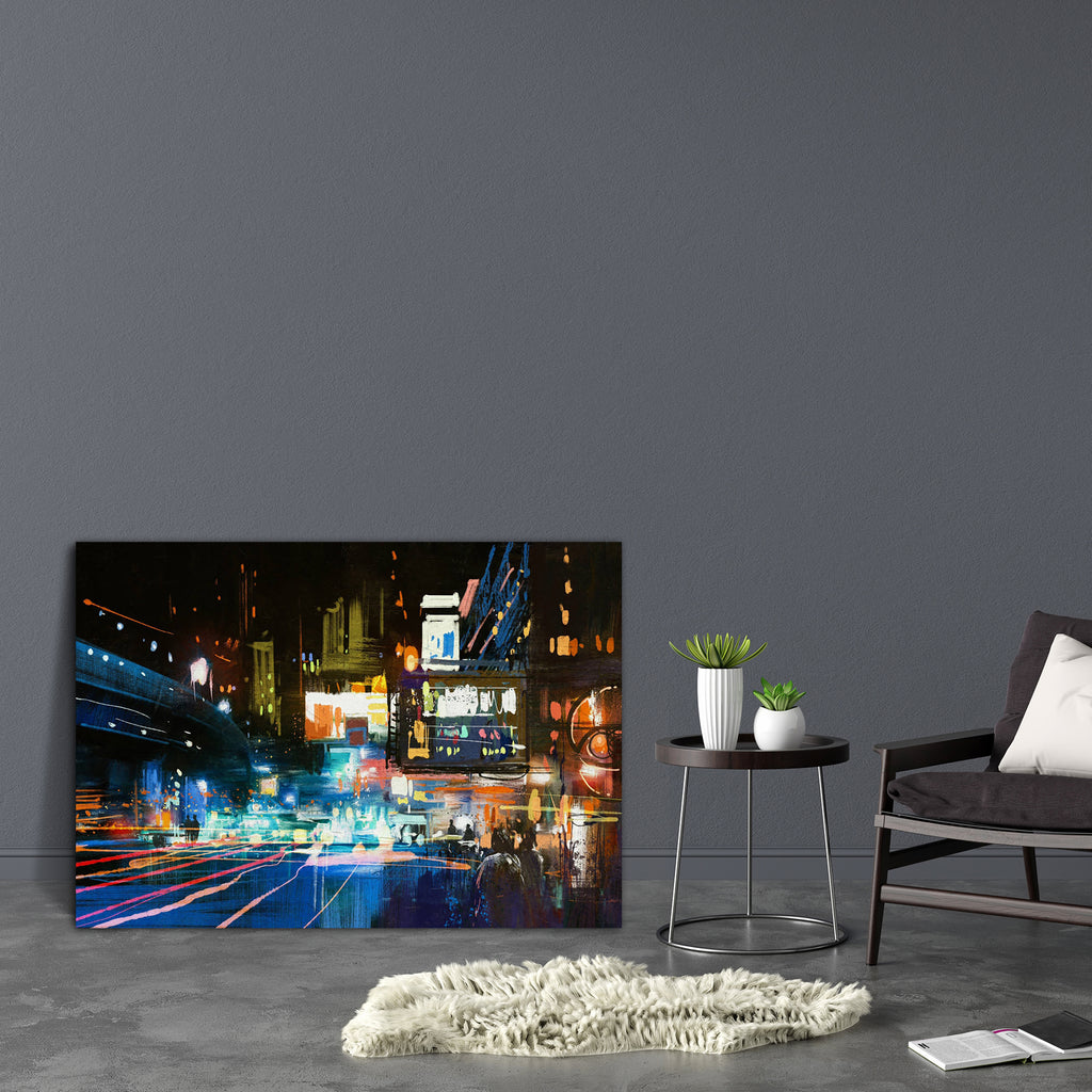 Modern Urban City Canvas Painting Synthetic Frame-Paintings MDF Framing-AFF_FR-IC 5004969 IC 5004969, Abstract Expressionism, Abstracts, Architecture, Art and Paintings, Automobiles, Business, Cities, City Views, Illustrations, Landscapes, Modern Art, Paintings, People, Perspective, Scenic, Semi Abstract, Signs, Signs and Symbols, Transportation, Travel, Urban, Vehicles, Watercolour, modern, city, canvas, painting, synthetic, frame, abstract, acrylic, art, artistic, artwork, background, beautiful, beauty, b