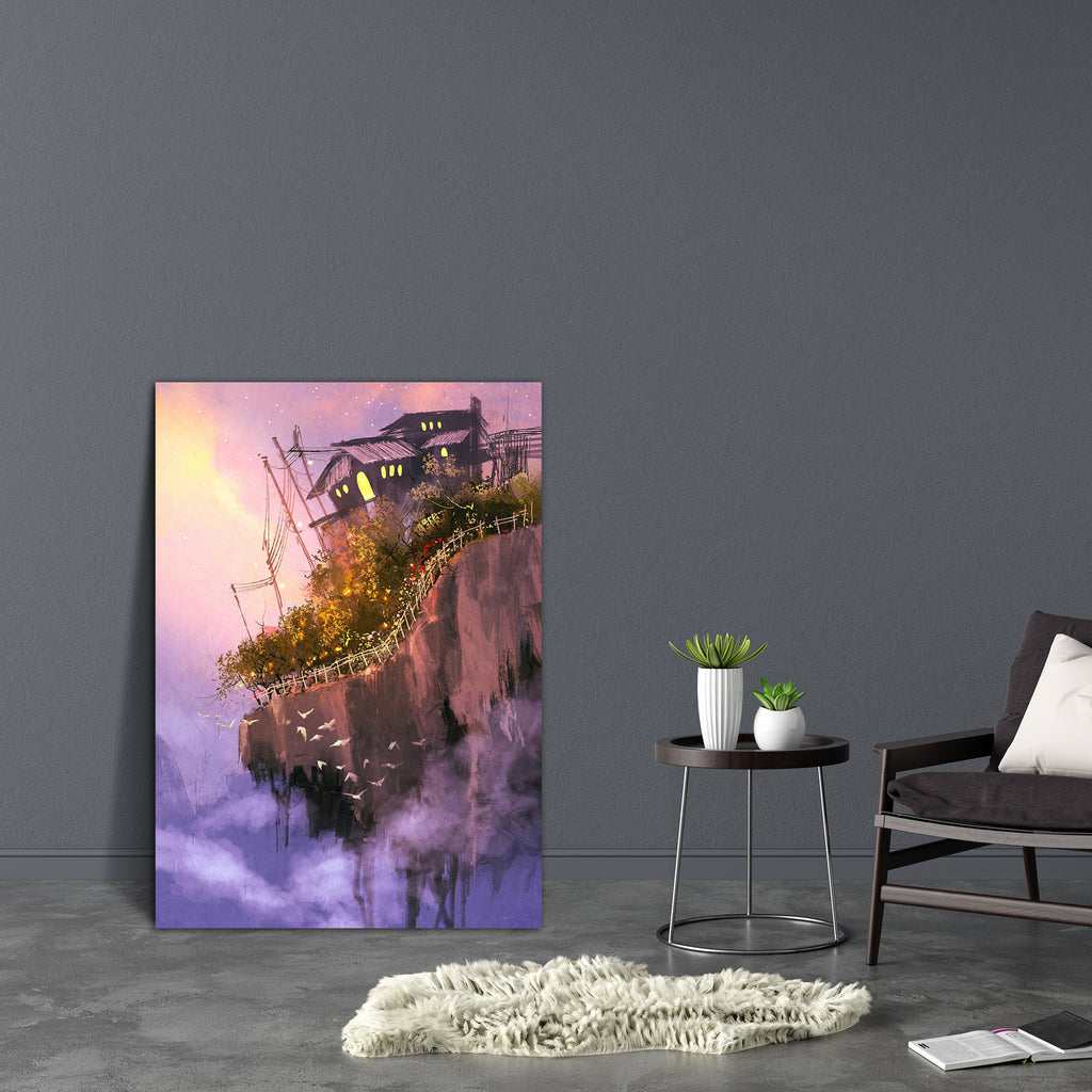Fantasy Scenery With Floating Islands Canvas Painting Synthetic Frame-Paintings MDF Framing-AFF_FR-IC 5004978 IC 5004978, Abstract Expressionism, Abstracts, Animated Cartoons, Architecture, Art and Paintings, Birds, Botanical, Caricature, Cartoons, Cities, City Views, Digital, Digital Art, Fantasy, Floral, Flowers, Graphic, Illustrations, Landscapes, Mountains, Nature, Paintings, Scenic, Semi Abstract, Signs, Signs and Symbols, Space, Watercolour, scenery, with, floating, islands, canvas, painting, syntheti