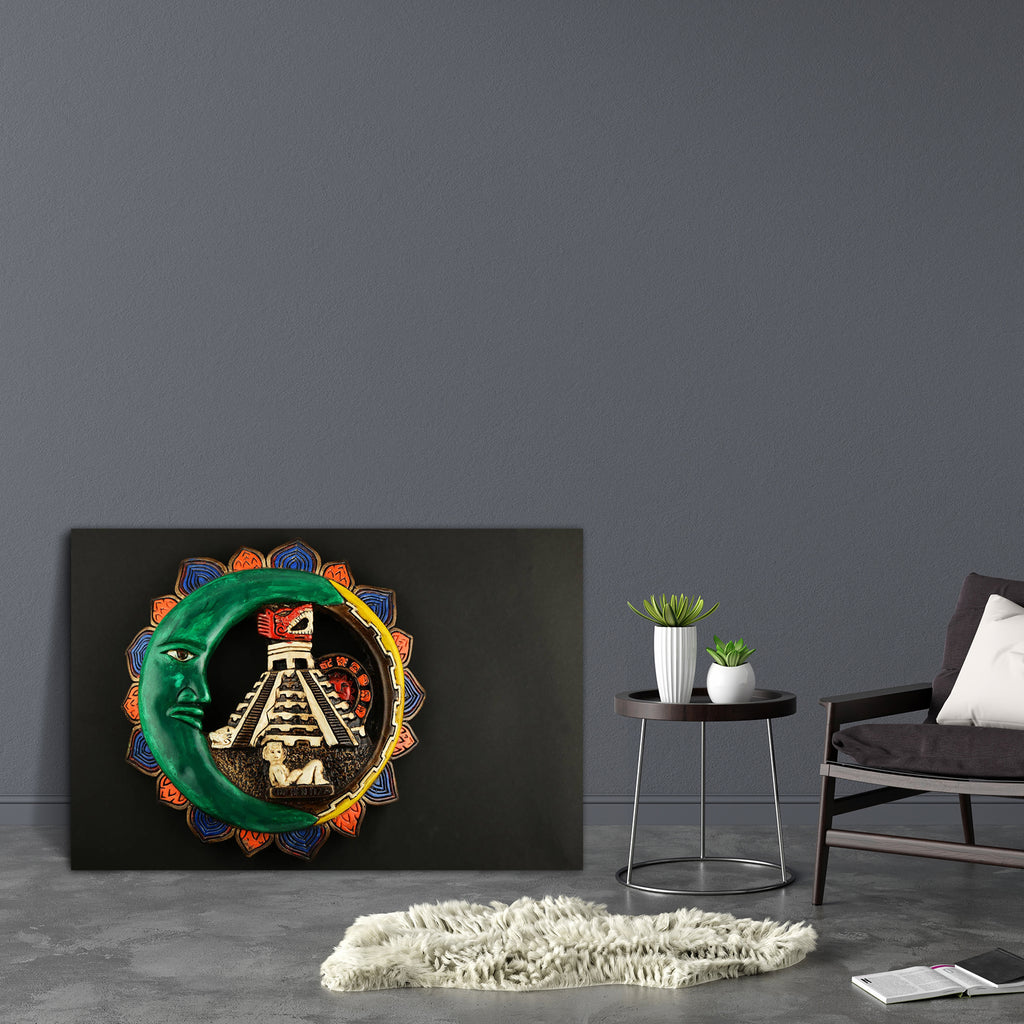Mexican Mayan Style Art Canvas Painting Synthetic Frame-Paintings MDF Framing-AFF_FR-IC 5004987 IC 5004987, American, Ancient, Art and Paintings, Automobiles, Aztec, Black, Black and White, Culture, Ethnic, Eygptian, Historical, Indian, Medieval, Mexican, Traditional, Transportation, Travel, Tribal, Vehicles, Vintage, World Culture, mayan, style, art, canvas, painting, synthetic, frame, ceramic, clay, colored, craft, craftsmanship, decorated, decoration, dragon, exotic, eye, face, girl, half, handmade, heri