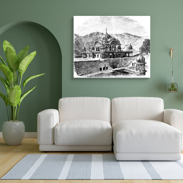Alwar India Canvas Painting Synthetic Frame-Paintings MDF Framing-AFF_FR-IC 5004992 IC 5004992, Ancient, Architecture, Drawing, Historical, Illustrations, Indian, Landmarks, Landscapes, Medieval, Places, Scenic, Victorian, Vintage, alwar, india, canvas, painting, for, bedroom, living, room, engineered, wood, frame, antique, engraving, illustration, landmark, landscape, monument, artzfolio, wall decor for living room, wall frames for living room, frames for living room, wall art, canvas painting, wall frame,