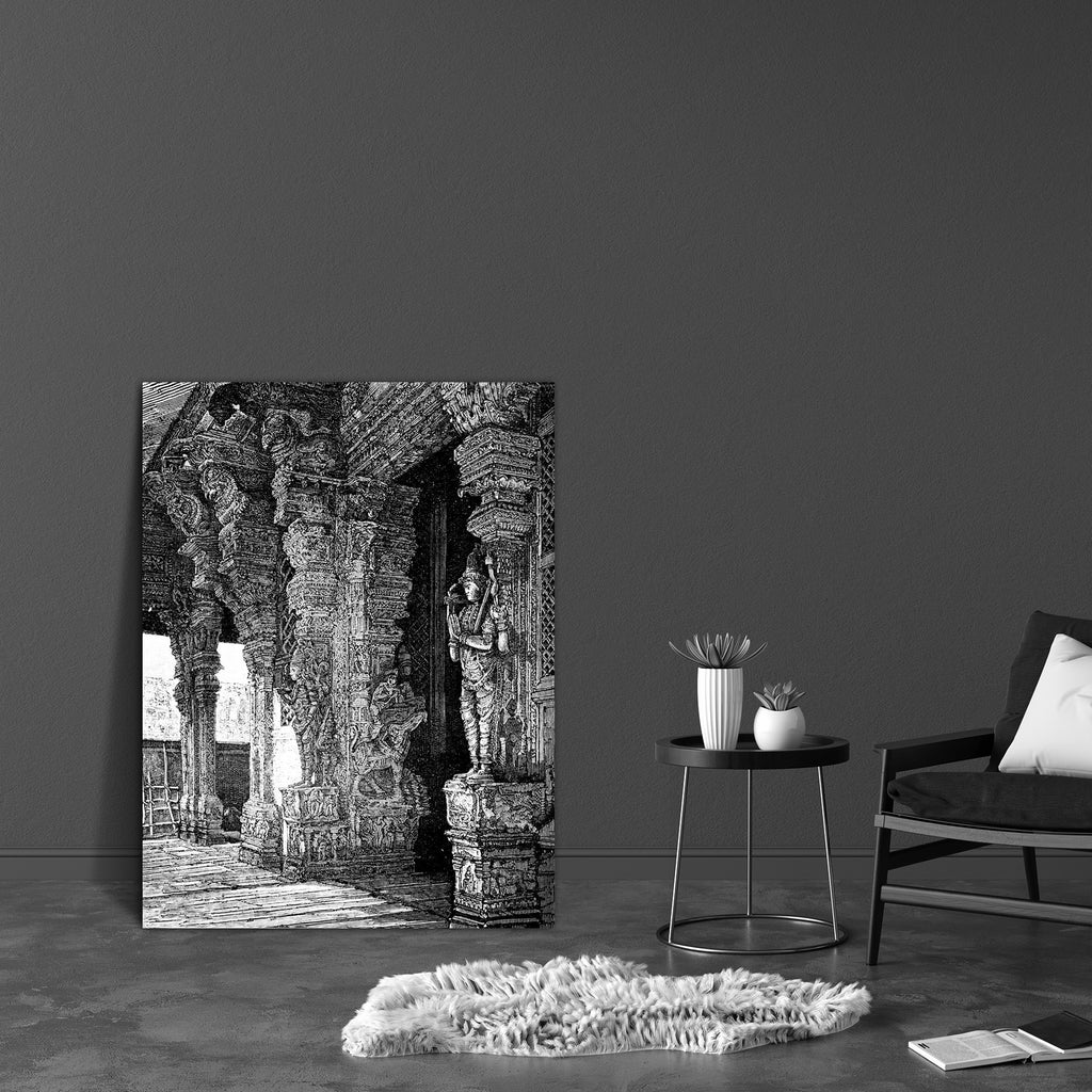 Pudhu Mandapam Madurai India Canvas Painting Synthetic Frame-Paintings MDF Framing-AFF_FR-IC 5004996 IC 5004996, Ancient, Architecture, Drawing, Historical, Illustrations, Indian, Landmarks, Landscapes, Medieval, Places, Scenic, Victorian, Vintage, pudhu, mandapam, madurai, india, canvas, painting, synthetic, frame, antique, engraving, illustration, interior, landmark, landscape, monument, artzfolio, wall decor for living room, wall frames for living room, frames for living room, wall art, canvas painting, 