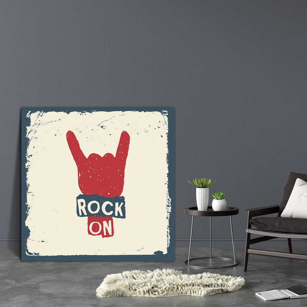 Sign Of The Horns Canvas Painting Synthetic Frame-Paintings MDF Framing-AFF_FR-IC 5005029 IC 5005029, Art and Paintings, Digital, Digital Art, Graphic, Hipster, Illustrations, Inspirational, Love, Motivation, Motivational, Music, Music and Dance, Music and Musical Instruments, Pop Art, Quotes, Retro, Romance, Signs, Signs and Symbols, Symbols, Typography, Vintage, Metallic, sign, of, the, horns, canvas, painting, synthetic, frame, art, audio, background, badge, card, decoration, design, drawn, element, embl