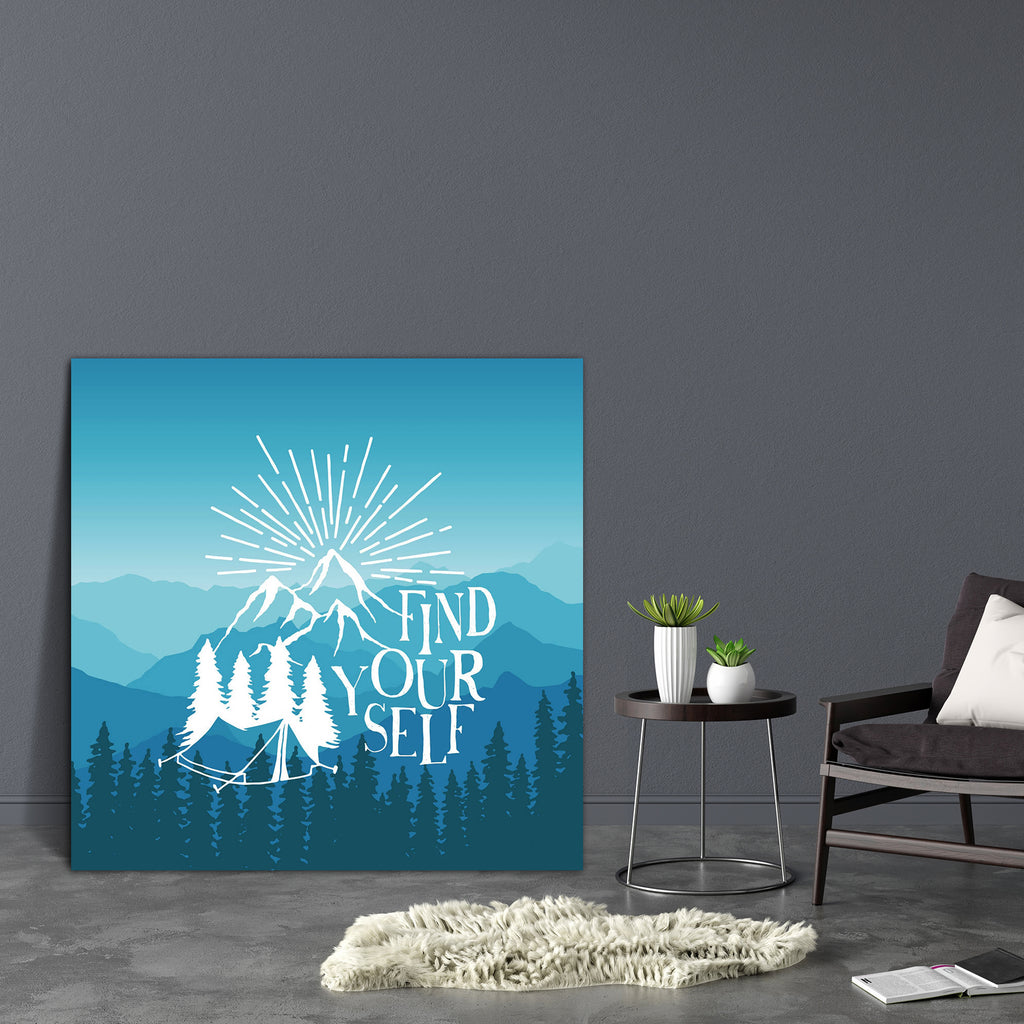 Find Yourself Canvas Painting Synthetic Frame-Paintings MDF Framing-AFF_FR-IC 5005043 IC 5005043, Ancient, Art and Paintings, Automobiles, Digital, Digital Art, Graphic, Hipster, Historical, Illustrations, Inspirational, Medieval, Motivation, Motivational, Mountains, Nature, Quotes, Retro, Scenic, Signs, Signs and Symbols, Symbols, Transportation, Travel, Typography, Vehicles, Vintage, Wildlife, find, yourself, canvas, painting, synthetic, frame, camping, inspiration, mountain, adventure, journey, poster, a