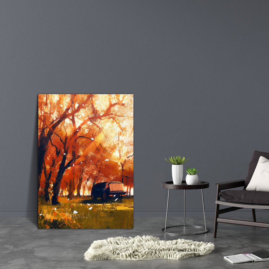 Old Travelling Van Canvas Painting Synthetic Frame-Paintings MDF Framing-AFF_FR-IC 5005052 IC 5005052, Abstract Expressionism, Abstracts, Art and Paintings, Automobiles, Cars, Digital, Digital Art, Graphic, Illustrations, Landscapes, Nature, Paintings, Scenic, Semi Abstract, Signs, Signs and Symbols, Transportation, Travel, Vehicles, Watercolour, old, travelling, van, canvas, painting, synthetic, frame, abstract, acrylic, art, artistic, artwork, autumn, background, beautiful, bright, car, color, concept, co