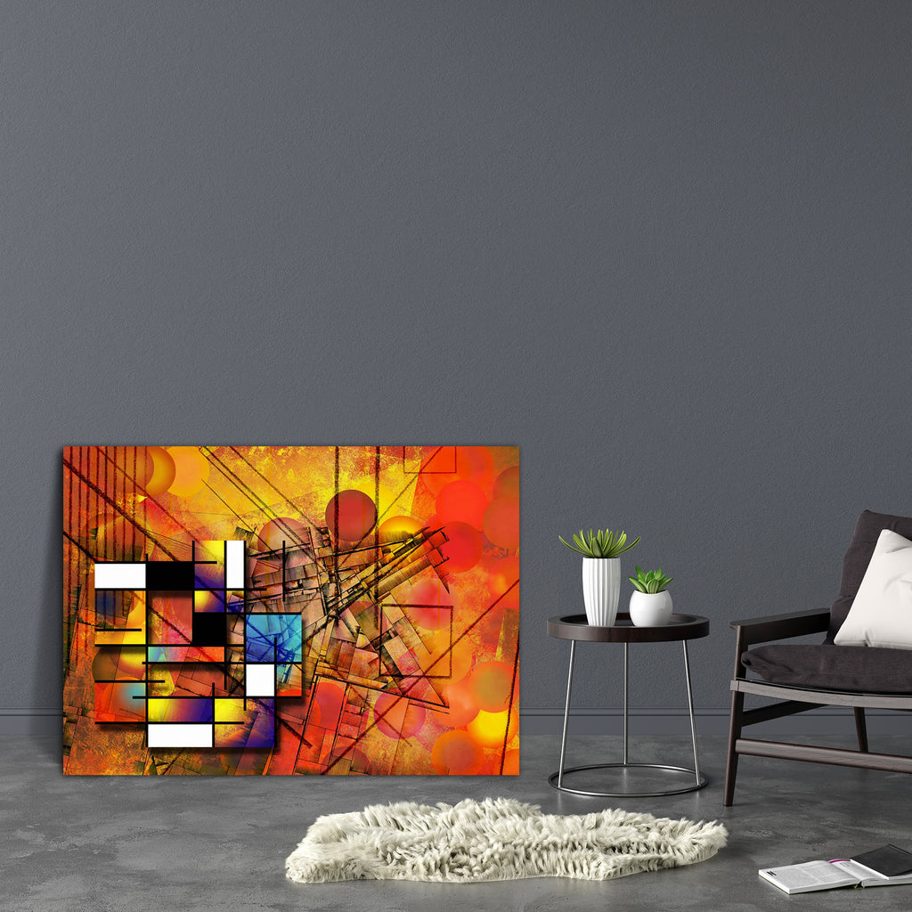Abstract Art Work D10 Canvas Painting Synthetic Frame-Paintings MDF Framing-AFF_FR-IC 5005060 IC 5005060, Abstract Expressionism, Abstracts, Art and Paintings, Conceptual, Decorative, Digital, Digital Art, Futurism, Geometric, Geometric Abstraction, Graphic, Grid Art, Illustrations, Modern Art, Paintings, Patterns, Retro, Semi Abstract, Signs, Signs and Symbols, Triangles, Urban, abstract, art, work, d10, canvas, painting, synthetic, frame, abstraction, angle, angles, angular, arrangement, artistic, artwork