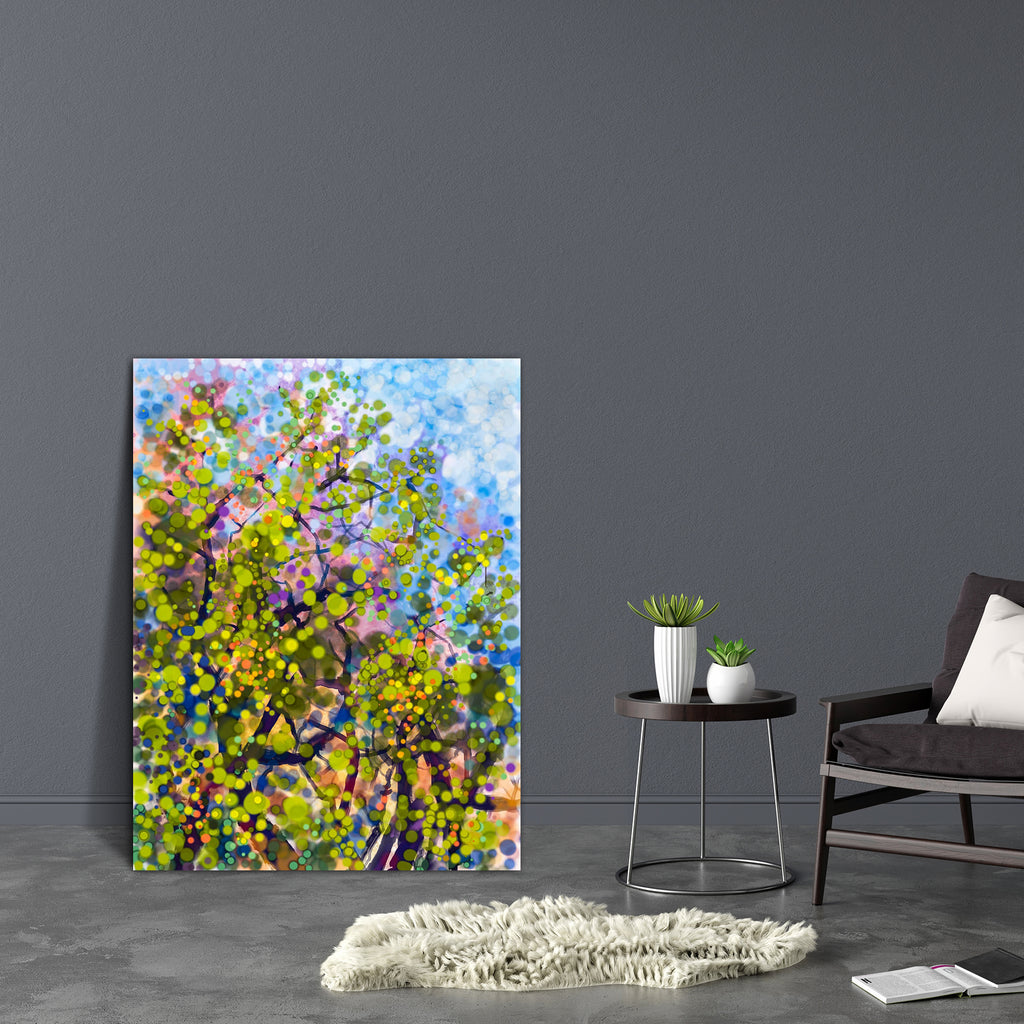 Spring Nature Season With Yellow Flowers Tree Canvas Painting Synthetic Frame-Paintings MDF Framing-AFF_FR-IC 5005080 IC 5005080, Abstract Expressionism, Abstracts, Art and Paintings, Botanical, Floral, Flowers, Landscapes, Nature, Parents, Scenic, Seasons, Semi Abstract, Signs, Signs and Symbols, Watercolour, spring, season, with, yellow, tree, canvas, painting, synthetic, frame, abstract, art, artwork, background, bloom, blossom, blur, blurred, bokeh, bright, brush, color, colorful, decoration, defocus, d