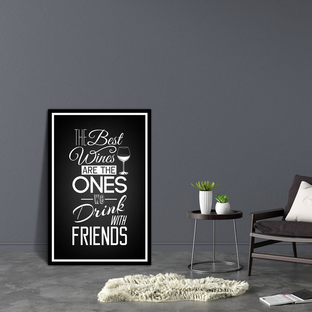 Typographic Artwork Canvas Painting Synthetic Frame-Paintings MDF Framing-AFF_FR-IC 5005105 IC 5005105, Alphabets, Ancient, Art and Paintings, Beverage, Black, Black and White, Calligraphy, Decorative, Digital, Digital Art, Friends, Graphic, Historical, Icons, Illustrations, Inspirational, Kitchen, Medieval, Modern Art, Motivation, Motivational, Quotes, Retro, Signs, Signs and Symbols, Symbols, Text, Typography, Vintage, White, Wine, typographic, artwork, canvas, painting, synthetic, frame, label, stencil, 