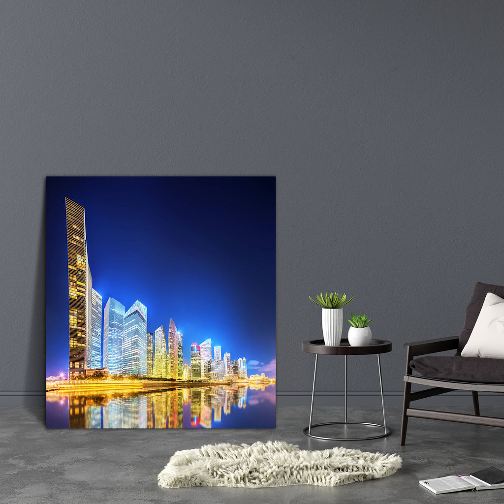 Singapore Skyline & View Of Marina Bay D4 Canvas Painting Synthetic Frame-Paintings MDF Framing-AFF_FR-IC 5005108 IC 5005108, Architecture, Asian, Automobiles, Business, Cities, City Views, God Ram, Hinduism, Landscapes, Modern Art, Panorama, Scenic, Skylines, Sunsets, Transportation, Travel, Urban, Vehicles, singapore, skyline, view, of, marina, bay, d4, canvas, painting, synthetic, frame, asia, bridge, building, center, central, city, cityscape, commercial, district, downtown, dusk, east, evening, exterio