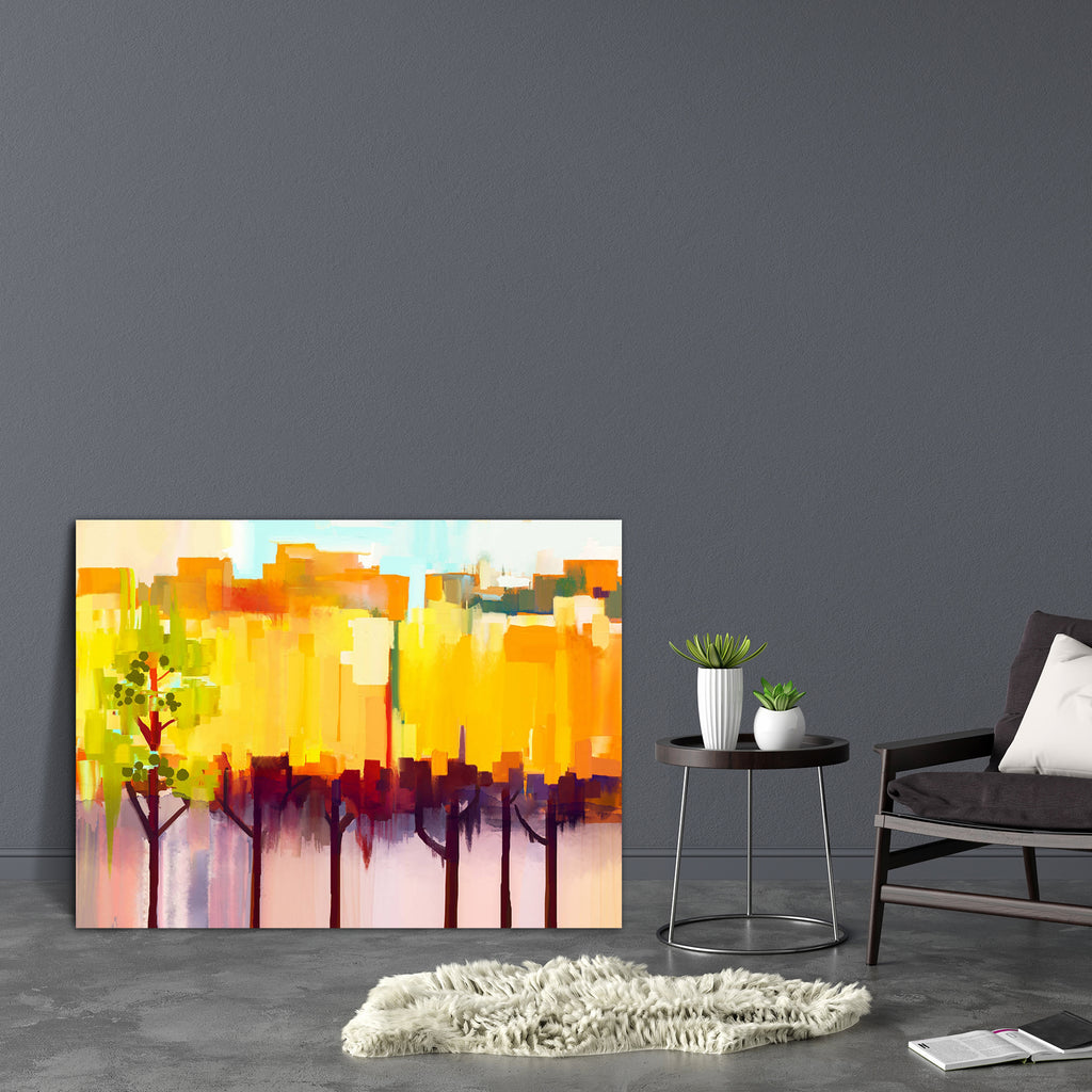 Abstract Tree D2 Canvas Painting Synthetic Frame - Paintings MDF Framing - ArtzFolio.com