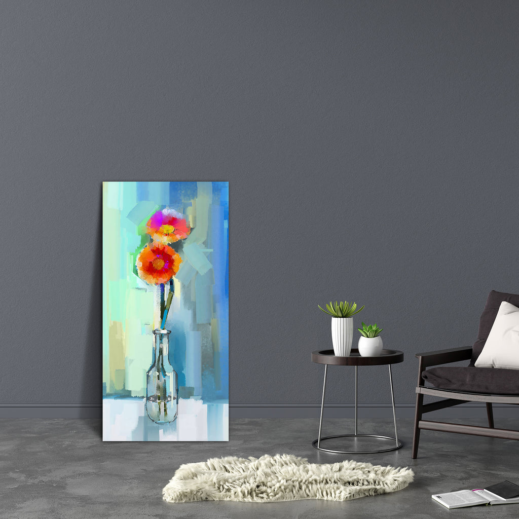 Still Life Of Gerbera Flowers Canvas Painting Synthetic Frame-Paintings MDF Framing-AFF_FR-IC 5005171 IC 5005171, Abstract Expressionism, Abstracts, Art and Paintings, Black and White, Botanical, Decorative, Floral, Flowers, Illustrations, Impressionism, Nature, Paintings, Scenic, Semi Abstract, Signs, Signs and Symbols, Still Life, White, still, life, of, gerbera, canvas, painting, synthetic, frame, abstract, acrylic, art, artistic, background, beautiful, beauty, blossom, bouquet, branch, bright, brush, bu