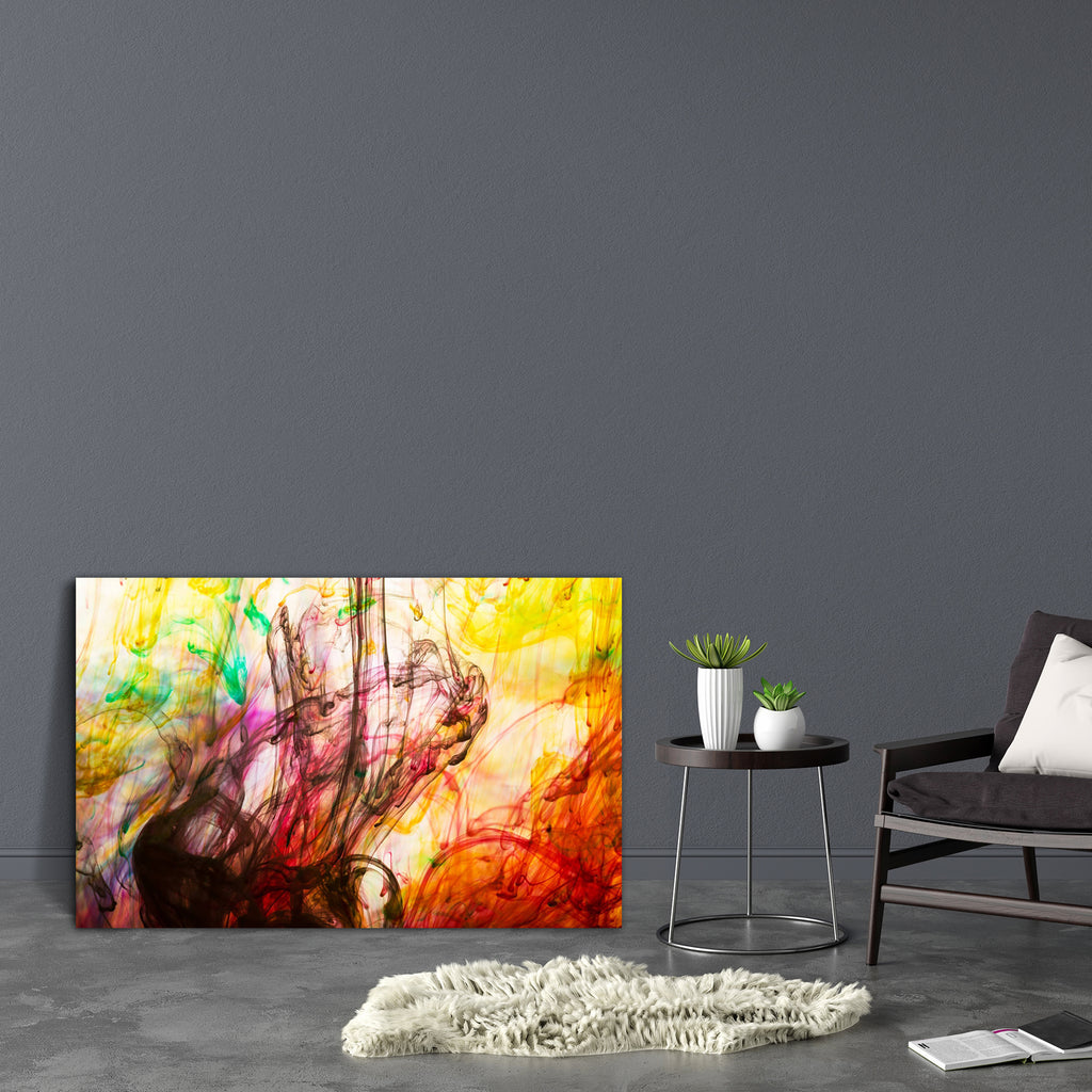 Abstract Artwork D216 Canvas Painting Synthetic Frame - Paintings MDF Framing - ArtzFolio.com