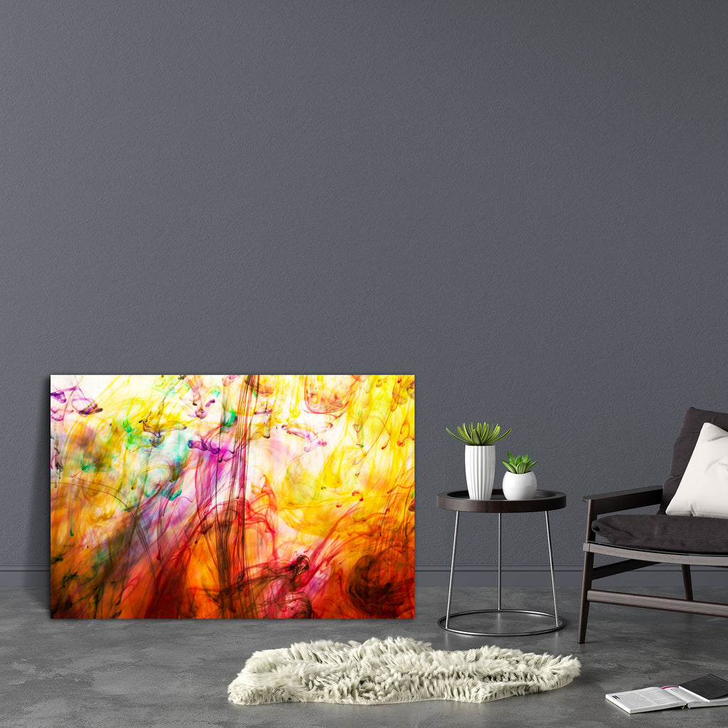 Abstract Artwork D217 Canvas Painting Synthetic Frame - Paintings MDF Framing - ArtzFolio.com