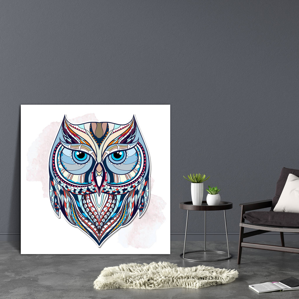 Patterned Owl Canvas Painting Synthetic Frame-Paintings MDF Framing-AFF_FR-IC 5005182 IC 5005182, Abstract Expressionism, Abstracts, African, Animals, Aztec, Birds, Black, Black and White, Culture, Decorative, Digital, Digital Art, Drawing, Ethnic, Graphic, Illustrations, Indian, Nature, Scenic, Semi Abstract, Signs, Signs and Symbols, Symbols, Traditional, Tribal, Wildlife, World Culture, patterned, owl, canvas, painting, synthetic, frame, animal, grunge, tattoo, abstract, colorful, decoration, design, det