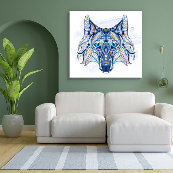 Wolf Portrait D2 Canvas Painting Synthetic Frame-Paintings MDF Framing-AFF_FR-IC 5005188 IC 5005188, African, Animals, Art and Paintings, Drawing, Illustrations, Indian, Nature, Patterns, Scenic, Signs, Signs and Symbols, Sketches, wolf, portrait, d2, canvas, painting, for, bedroom, living, room, engineered, wood, frame, wolves, tattoo, animal, design, head, dog, art, background, beast, face, fur, husky, illustration, isolated, line, ornament, pattern, print, scary, sketch, werewolf, wild, artzfolio, wall d