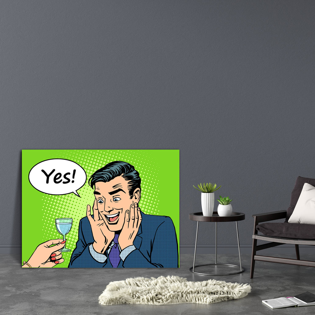 Drinks Pop Art Canvas Painting Synthetic Frame-Paintings MDF Framing-AFF_FR-IC 5005210 IC 5005210, Ancient, Animated Cartoons, Art and Paintings, Beverage, Books, Caricature, Cartoons, Comedy, Comics, Cuisine, Dots, Food, Food and Beverage, Food and Drink, Historical, Humor, Humour, Illustrations, Medieval, Modern Art, People, Pop Art, Retro, Vintage, Wine, drinks, pop, art, canvas, painting, synthetic, frame, alcohol, alcoholic, cartoon, beauty, comic, book, dot, emotions, halftone, hip, husband, illustrat
