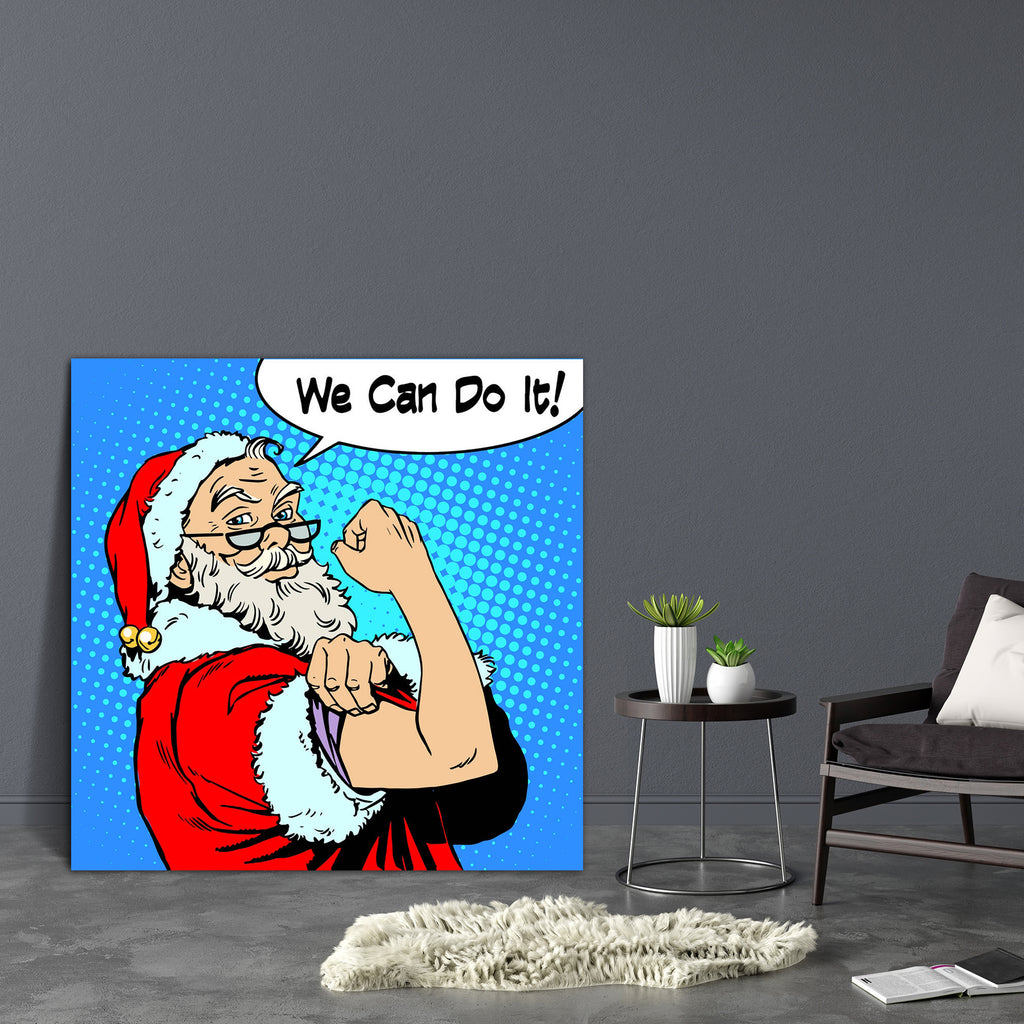 Santa Claus Pop Art Canvas Painting Synthetic Frame-Paintings MDF Framing-AFF_FR-IC 5005231 IC 5005231, Ancient, Animated Cartoons, Art and Paintings, Books, Business, Caricature, Cartoons, Christianity, Comics, Dots, Festivals and Occasions, Festive, Historical, Holidays, Illustrations, Medieval, Modern Art, People, Pop Art, Retro, Vintage, santa, claus, pop, art, canvas, painting, synthetic, frame, beard, carnival, costume, cartoon, character, christmas, comic, book, determination, dot, emotions, fairy, t