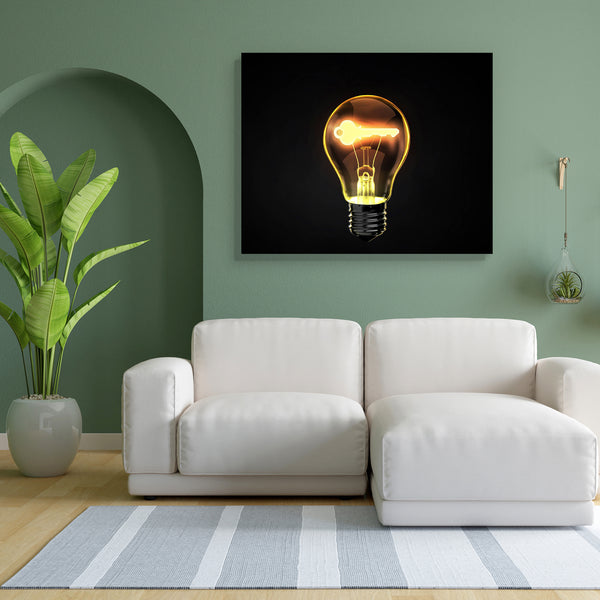 Light Bulb With Key Inside Canvas Painting Synthetic Frame-Paintings MDF Framing-AFF_FR-IC 5005254 IC 5005254, Abstract Expressionism, Abstracts, Business, Education, Inspirational, Motivation, Motivational, Schools, Semi Abstract, Signs, Signs and Symbols, Symbols, Universities, light, bulb, with, key, inside, canvas, painting, for, bedroom, living, room, engineered, wood, frame, hacker, security, abstract, access, background, concept, creative, door, gate, guard, hack, idea, inspiration, lock, open, oppor