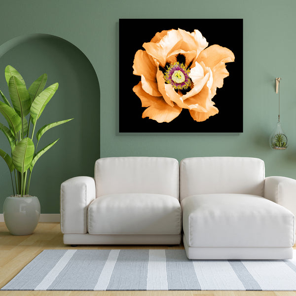 Orange Peony Flower Canvas Painting Synthetic Frame-Paintings MDF Framing-AFF_FR-IC 5005258 IC 5005258, Black, Black and White, Botanical, Floral, Flowers, Love, Nature, Patterns, Photography, Romance, Scenic, White, orange, peony, flower, canvas, painting, for, bedroom, living, room, engineered, wood, frame, autumn, background, beautiful, beauty, bloom, blossom, blossoming, botany, bright, close, closeup, color, colorful, exotic, flora, freshness, garden, grass, green, growth, head, isolated, on, large, le