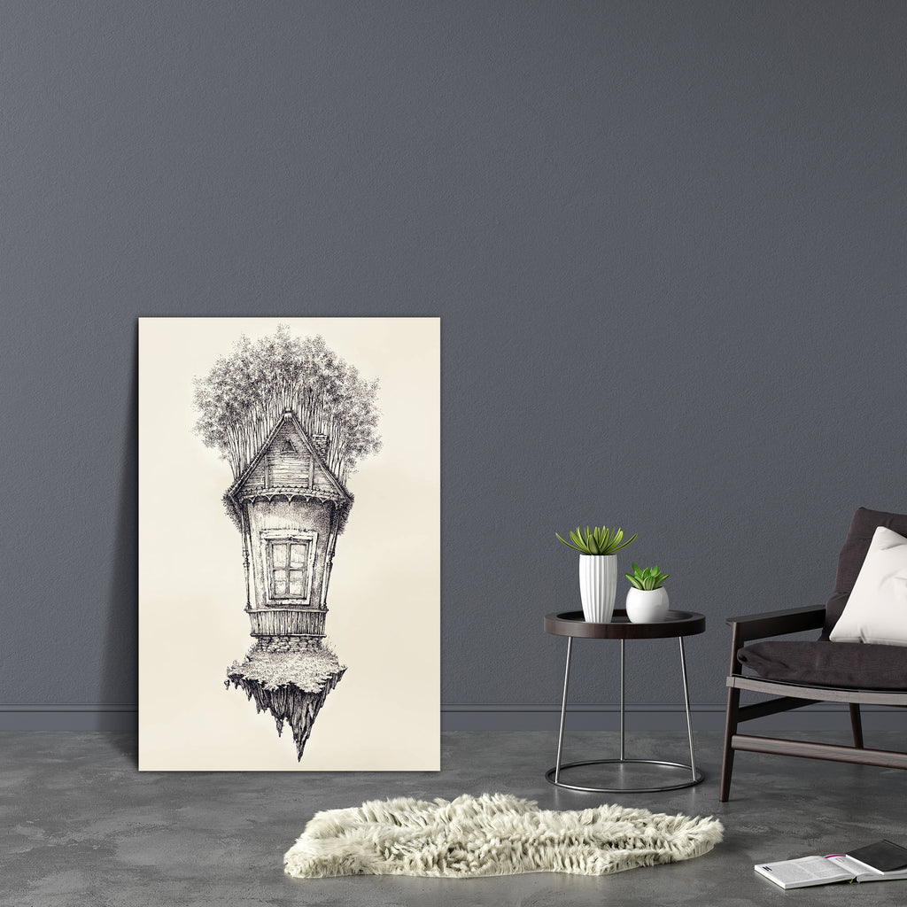 Small House Canvas Painting Synthetic Frame-Paintings MDF Framing-AFF_FR-IC 5005273 IC 5005273, Abstract Expressionism, Abstracts, Art and Paintings, Black, Black and White, Decorative, Digital, Digital Art, Drawing, Fantasy, Graphic, Illustrations, Individuals, Paintings, Portraits, Realism, Semi Abstract, Signs, Signs and Symbols, Sketches, Surrealism, White, small, house, canvas, painting, synthetic, frame, surreal, art, paper, pencil, sketch, illustration, line, hand, background, vector, abstract, artwo