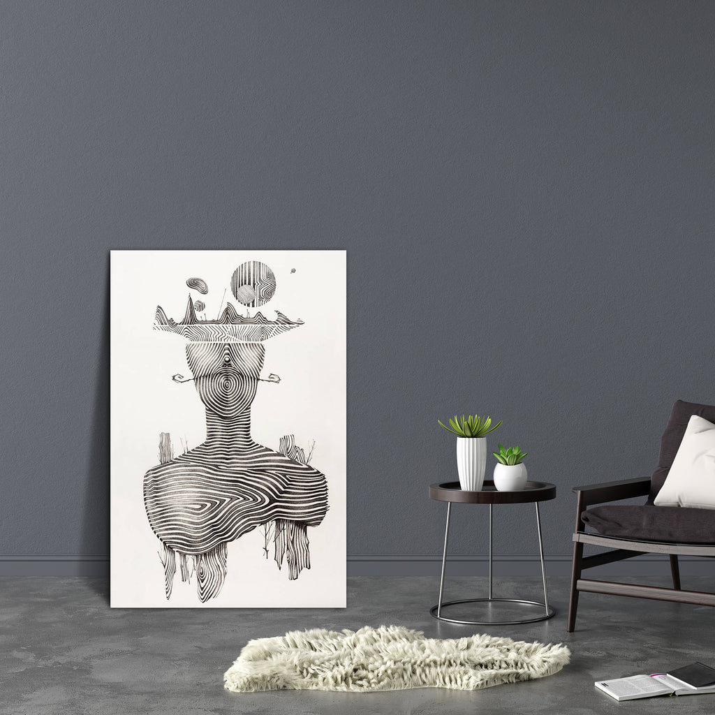 Surreal Artwork D14 Canvas Painting Synthetic Frame-Paintings MDF Framing-AFF_FR-IC 5005275 IC 5005275, Abstract Expressionism, Abstracts, Art and Paintings, Black, Black and White, Decorative, Digital, Digital Art, Drawing, Fantasy, Graphic, Illustrations, Individuals, Paintings, Portraits, Realism, Semi Abstract, Signs, Signs and Symbols, Sketches, Surrealism, White, surreal, artwork, d14, canvas, painting, synthetic, frame, art, paper, pencil, sketch, illustration, line, hand, background, vector, abstrac